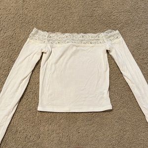 LF Lace Off the Shoulder Top
